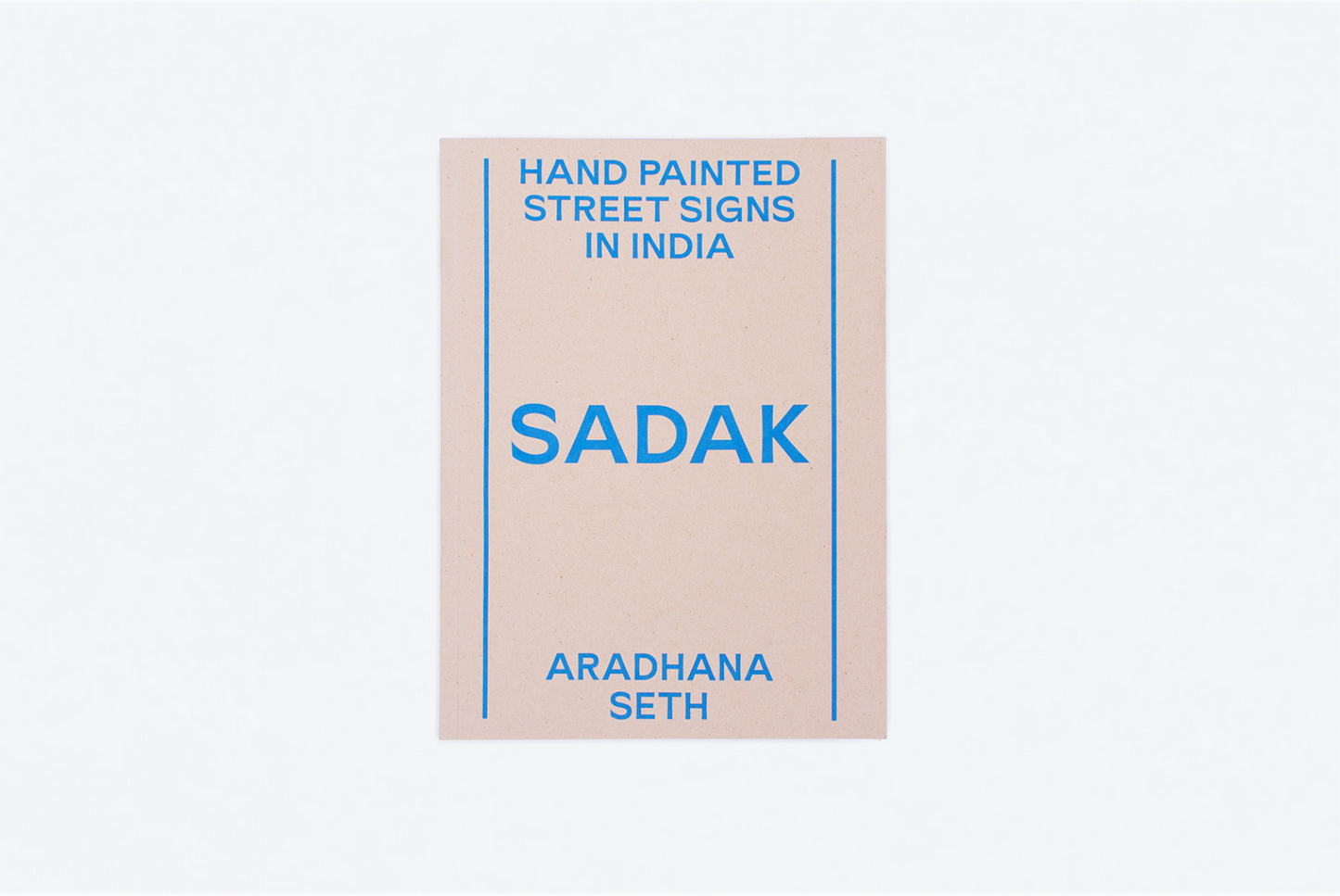 Hand painted street signs in India - Sadak
