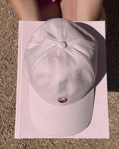 Gorra con logo, Rosa cristal