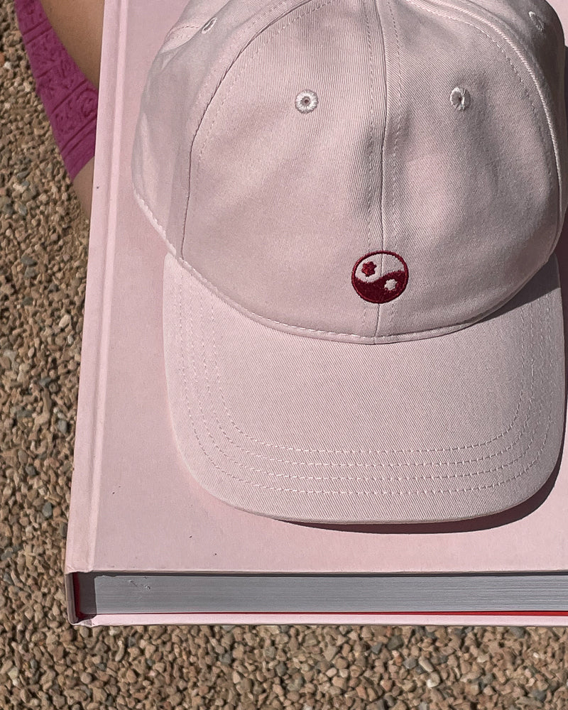 Gorra con logo, Rosa cristal