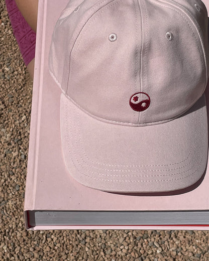 Gorra con logo, Rosa cristal