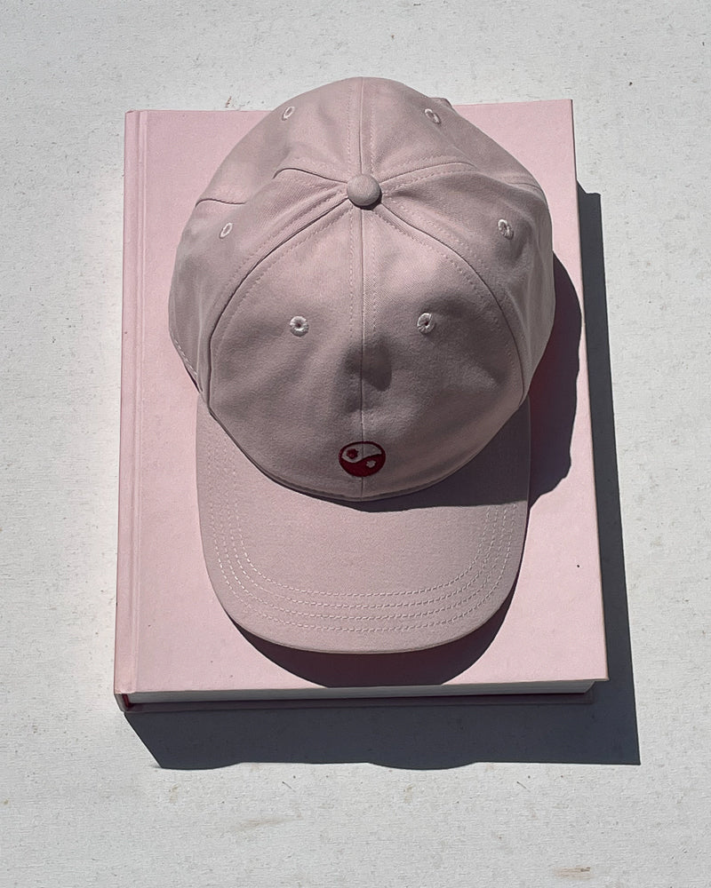 Gorra con logo, Rosa cristal