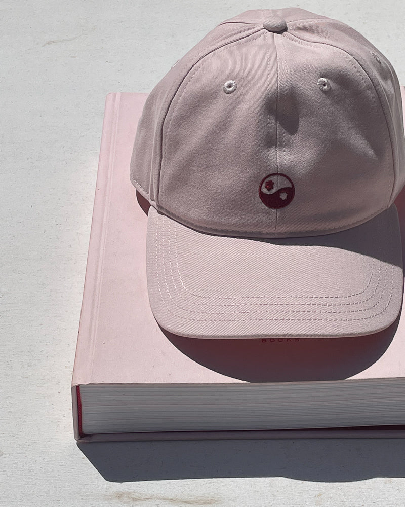 Gorra con logo, Rosa cristal