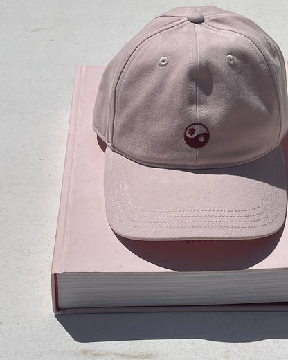 Gorra con logo, Rosa cristal