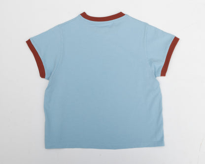 Leasure Queen Contrast Rib, Airy Blue