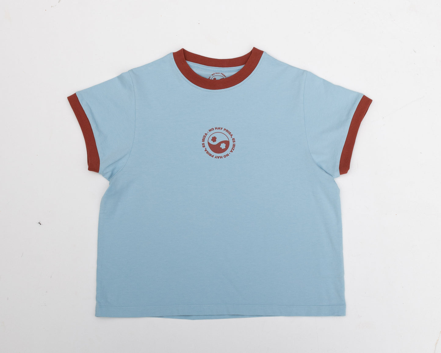 Leasure Queen Contrast Rib, Airy Blue