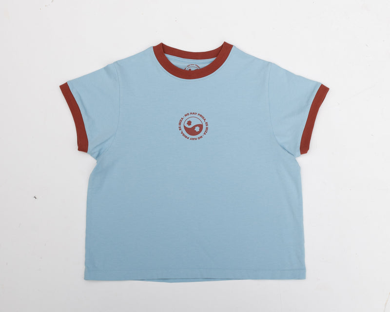 Leasure Queen Contrast Rib, Airy Blue